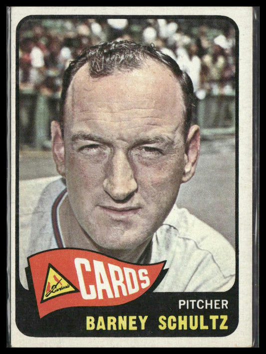 Barney Schultz #28 1965 Topps St. Louis Cardinals