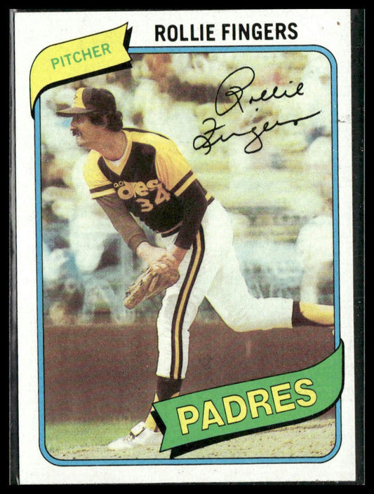 Rollie Fingers #651 1980 Topps San Diego Padres
