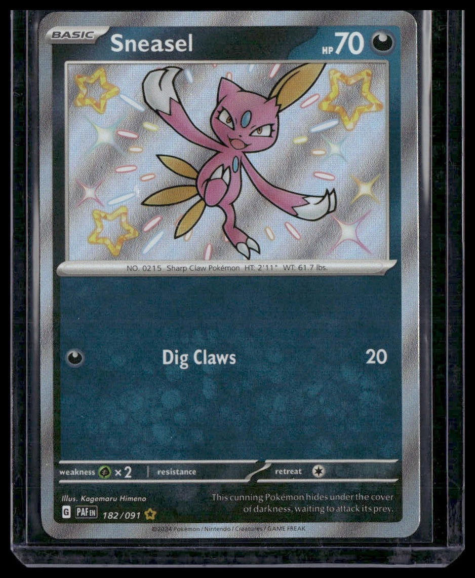 Sneasel #182/091 Paldean Fates VLP
