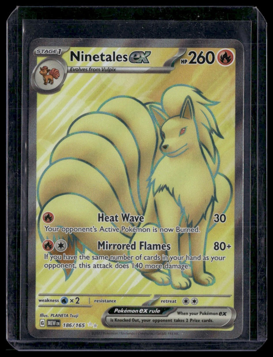 Ninetales ex #186/165 Scarlet & Violet 151 VLP