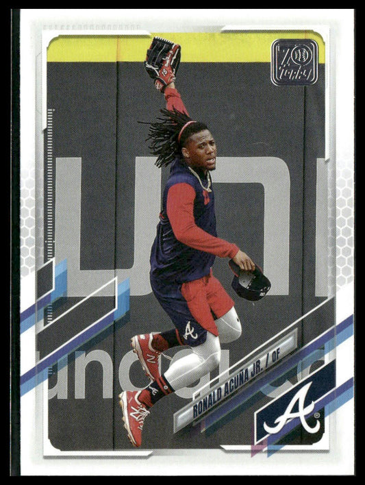 Ronald Acuña Jr. #263 2021 Topps Atlanta Braves Image Variation SP