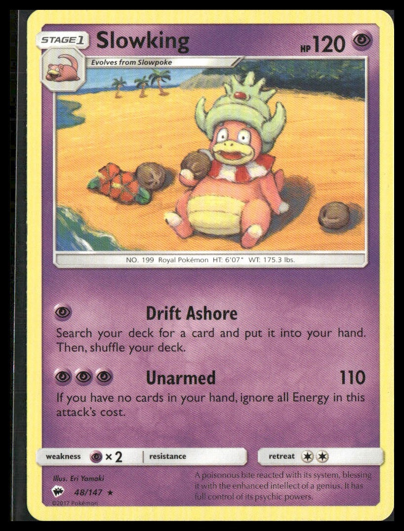 Slowking #48/147 SM - Burning Shadows LP