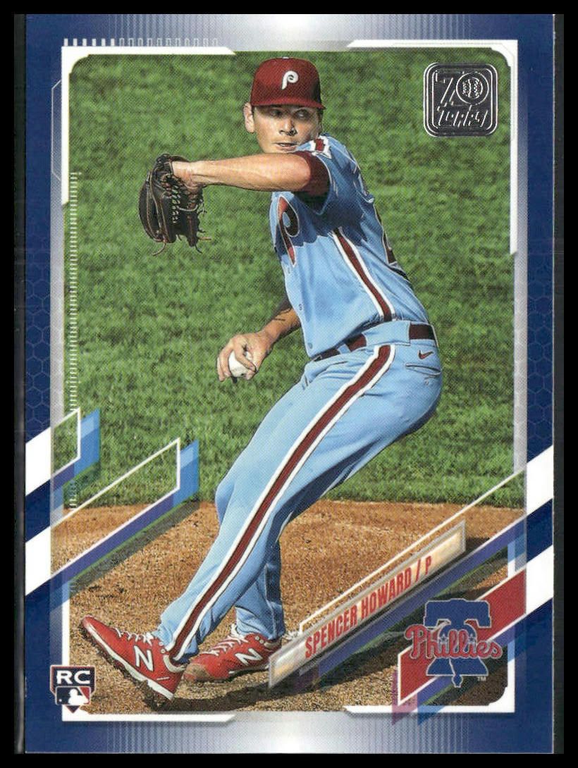 Spencer Howard #244 2021 Topps Royal Blue Philadelphia Phillies