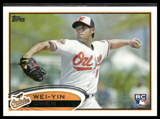 Wei-Yin Chen #432 Rookie 2012 Topps Baltimore Orioles