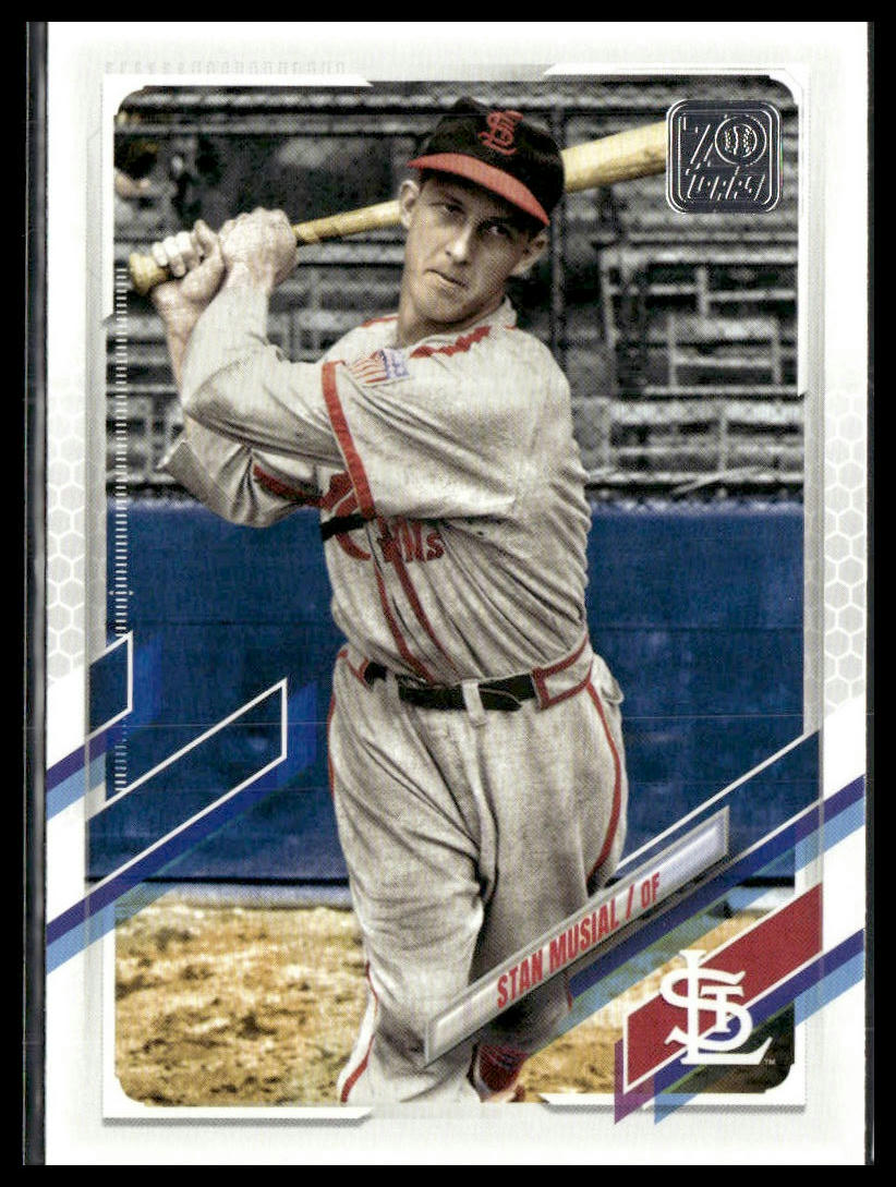 Stan Musial #566 2021 Topps St. Louis Cardinals Legend Variation SP