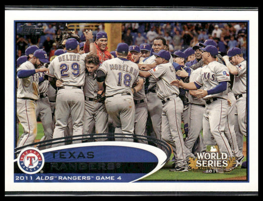 Texas Rangers #59 2012 Topps Texas Rangers