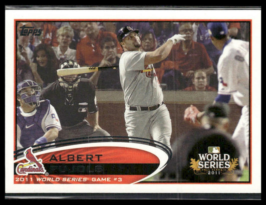 Albert Pujols #108 2012 Topps St. Louis Cardinals