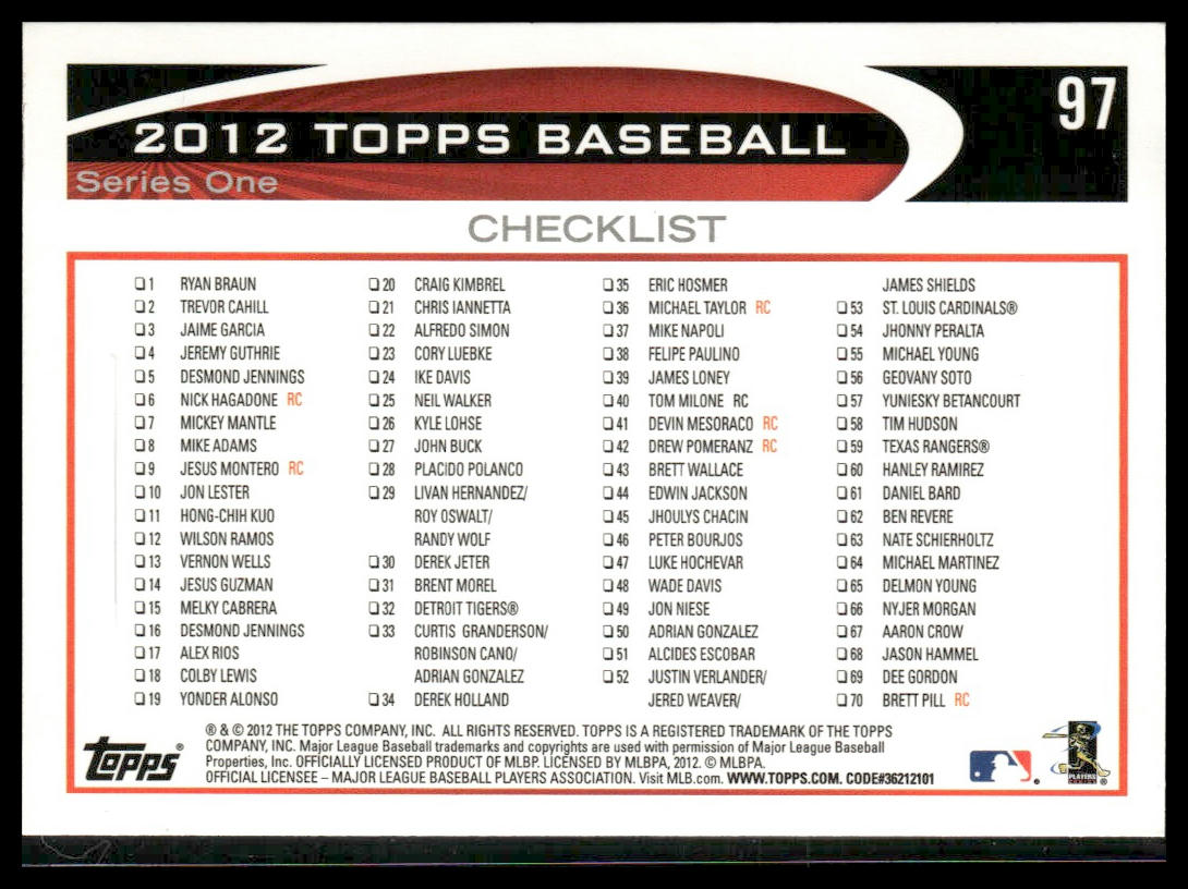 Jim Thome #97 2012 Topps Minnesota Twins