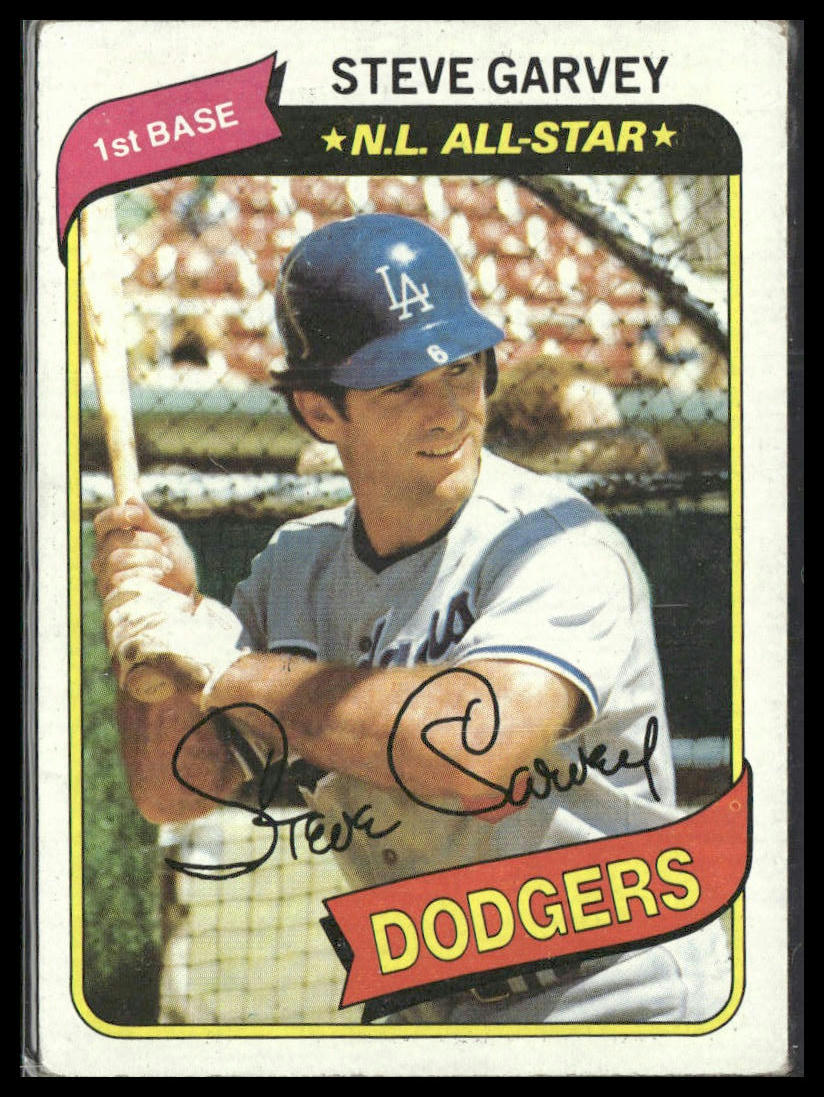 Steve Garvey #290 1980 Topps Los Angeles Dodgers