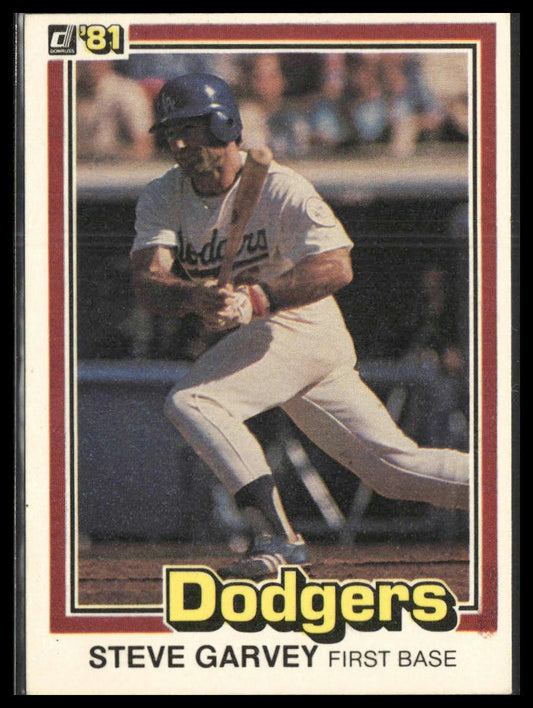 Steve Garvey #176 1981 Donruss Los Angeles Dodgers