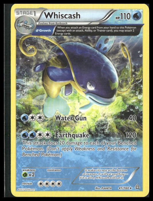 Whiscash (Alpha) #41/160 XY - Primal Clash LP