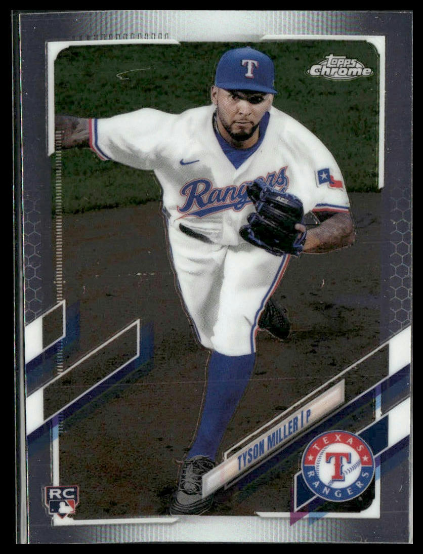 Tyson Miller #USC32 Rookie 2021 Topps Chrome Update Texas Rangers