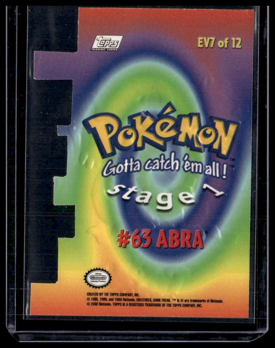 Abra #EV7 Die Cut 2000 Topps TV Topps NM
