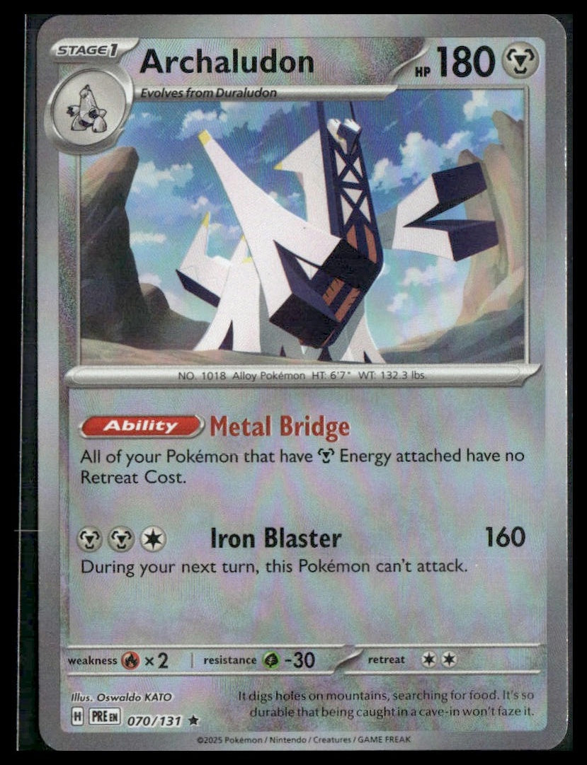 Archaludon Master Ball #070/131 Prismatic Evolutions LP