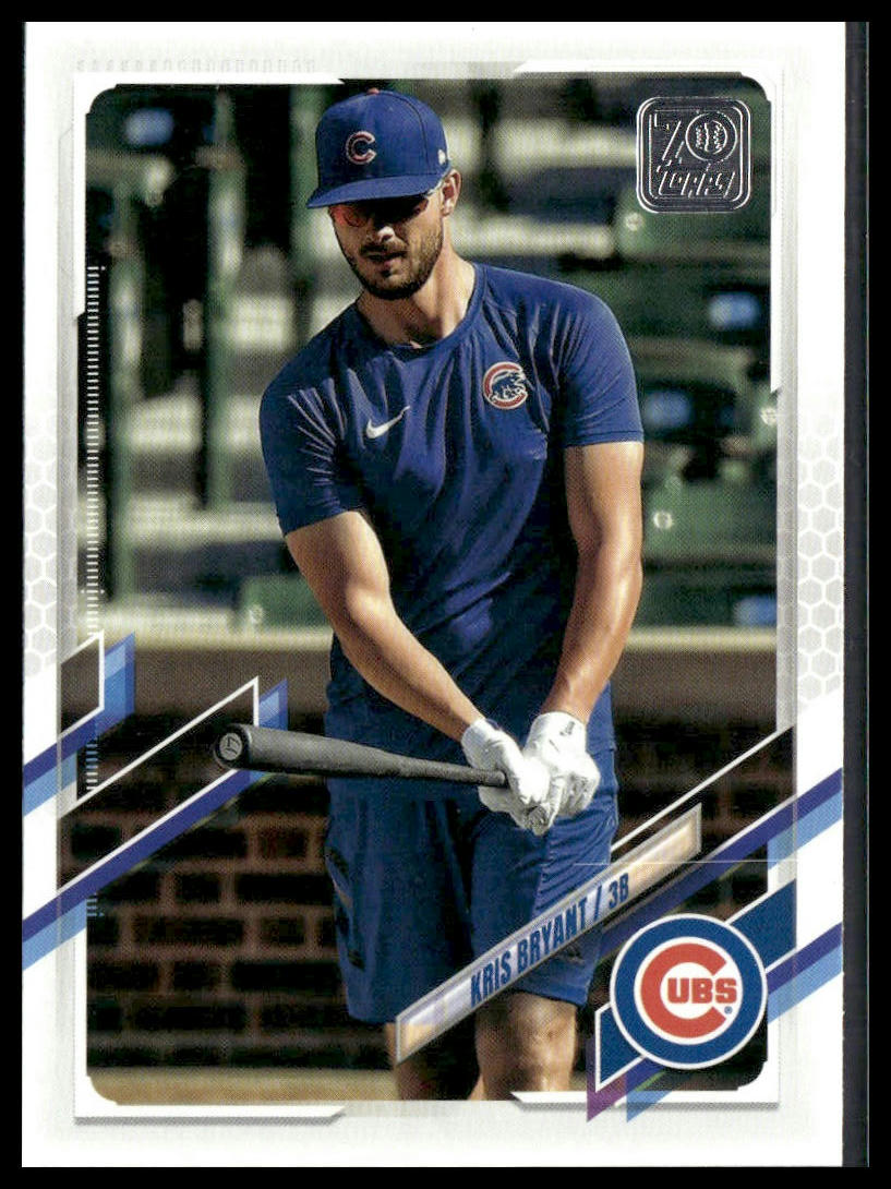 Kris Bryant #660 2021 Topps Chicago Cubs Image Variation SP