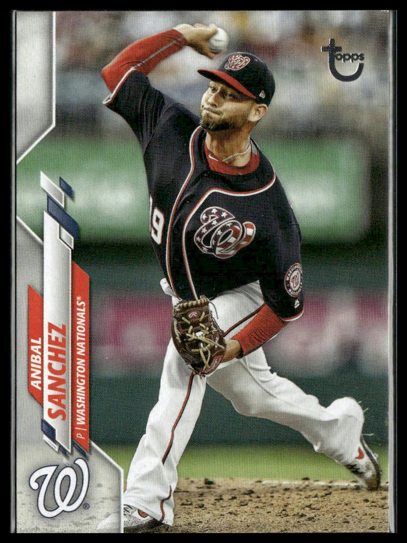 Anibal Sanchez #193 2020 Topps Vintage Stock #/99 Washington Nationals
