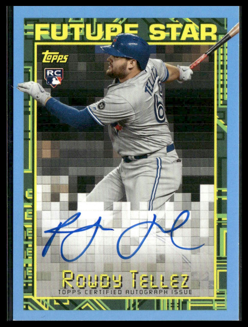 Rowdy Tellez #94FSA-RT 2019 Topps Archives 1994 Future Stars Blue #/25 Blue Jays