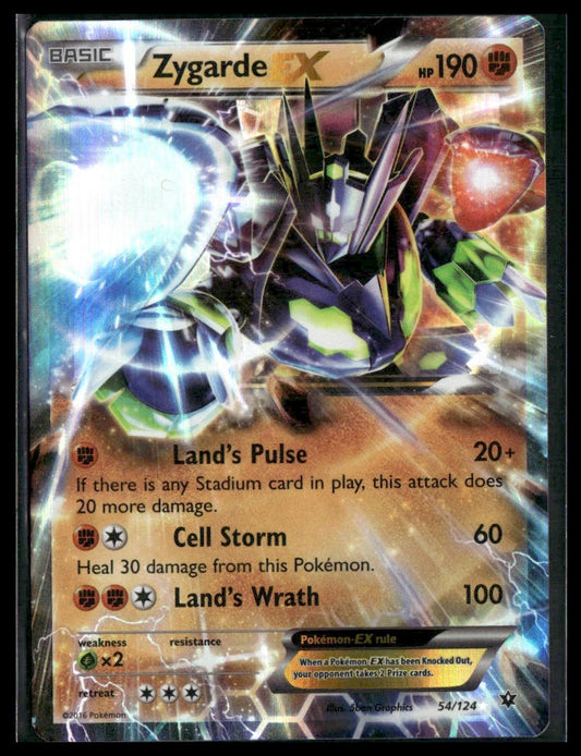 Zygarde EX #54/124 XY - Fates Collide NM