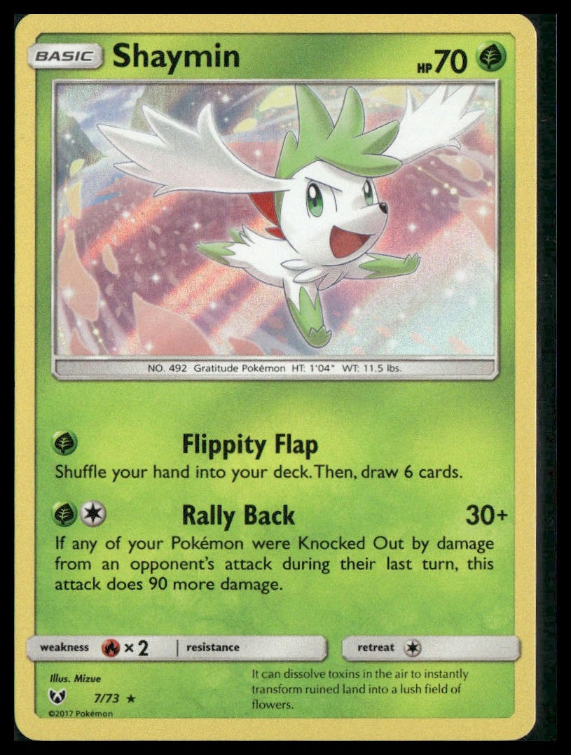Shaymin #7/73 Shining Legends NM