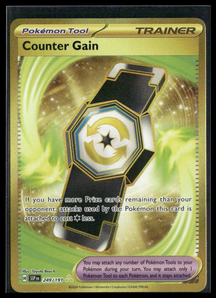 Counter Gain #249/191 Surging Sparks NM