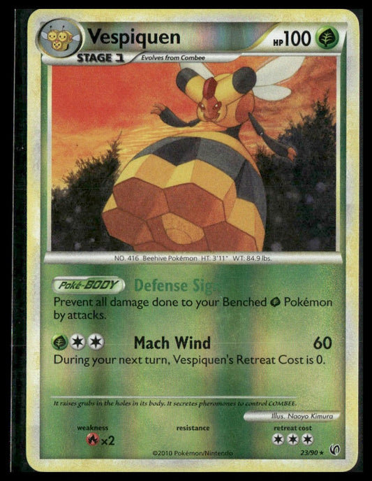 Vespiquen #23/90 Reverse Holo Undaunted LP