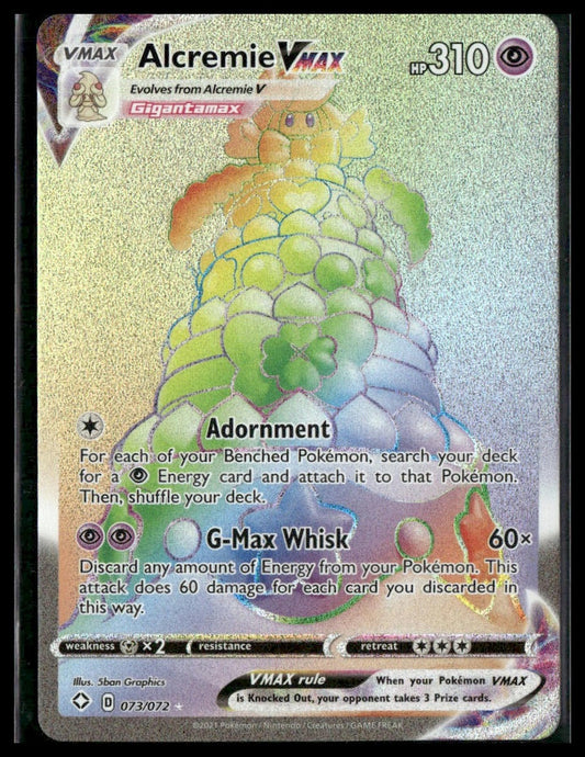 Alcremie VMAX (Secret) #073/072 Shining Fates LP