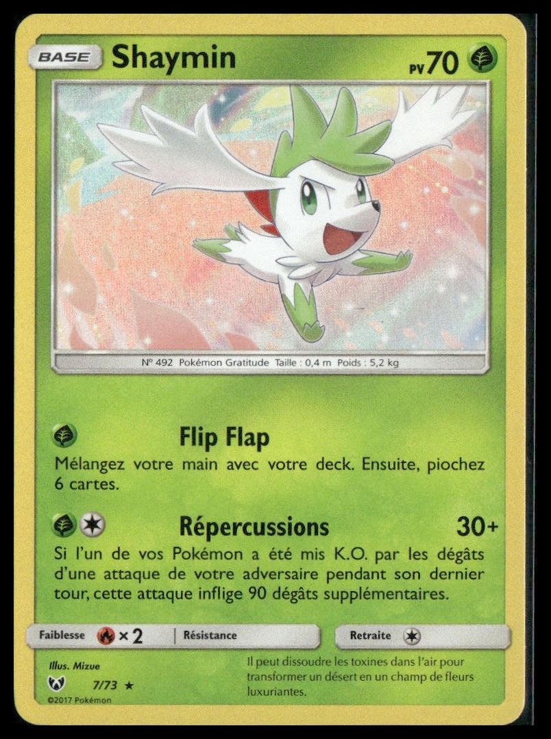 Shaymin #7/73 FRENCH Shining Legends NM
