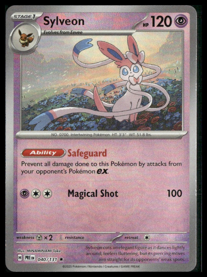 Sylveon #040/131 Master Ball Prismatic Evolutions NM