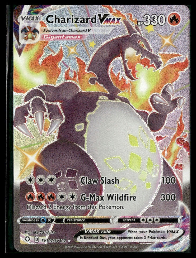 Charizard VMAX #SV107/SV122 Shining Fates: Shiny Vault NM