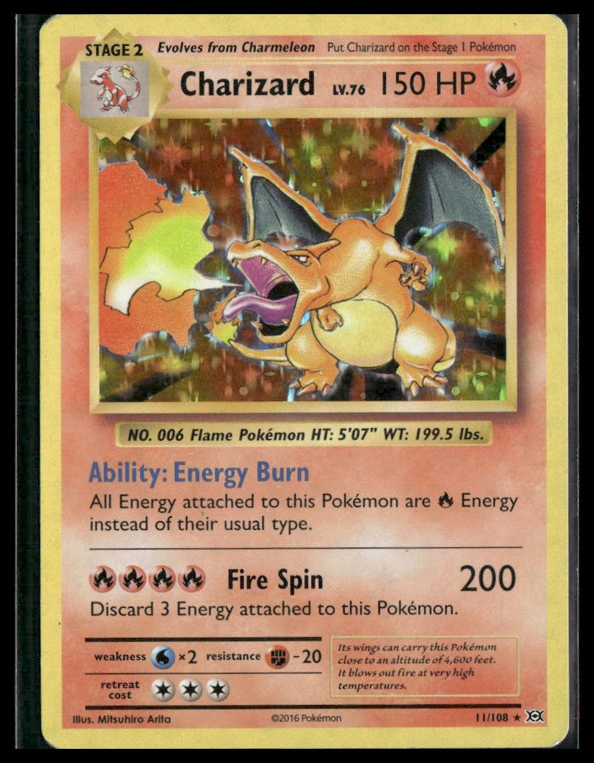 Charizard #11/108 XY - Evolutions LP/MP