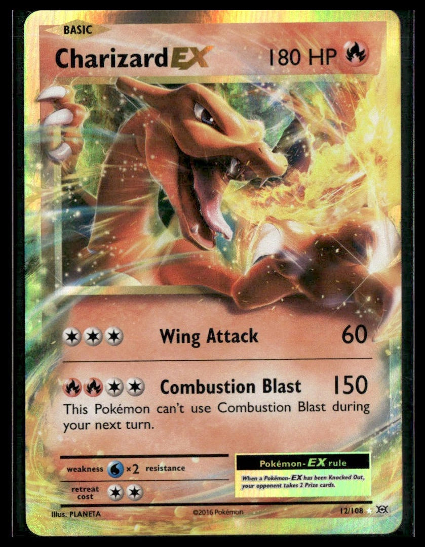 Charizard EX #12/108 Evolutions NM
