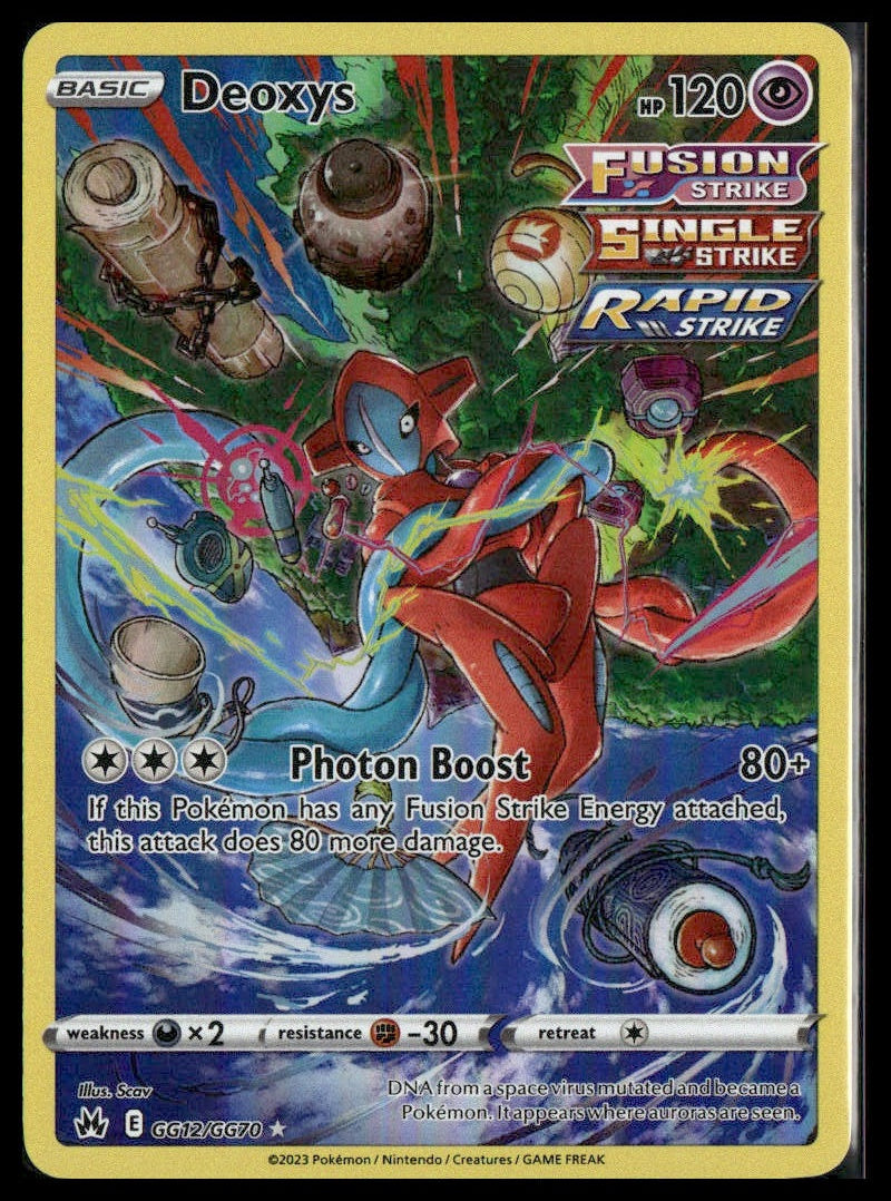 Deoxys #GG12/GG70 Crown Zenith: Galarian Gallery VLP