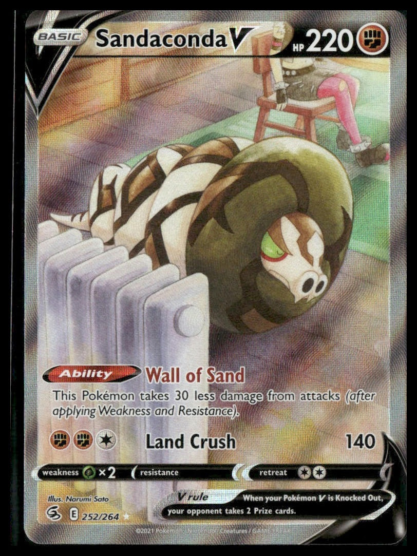 Sandaconda V (Alt Art) #252/264 Fusion Strike NM