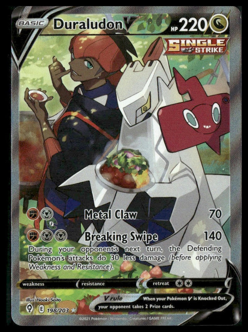 Duraludon V (Alt Art) #198/203 Evolving Skies NM