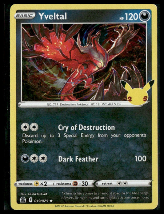 Yveltal #019/025 Celebrations LP