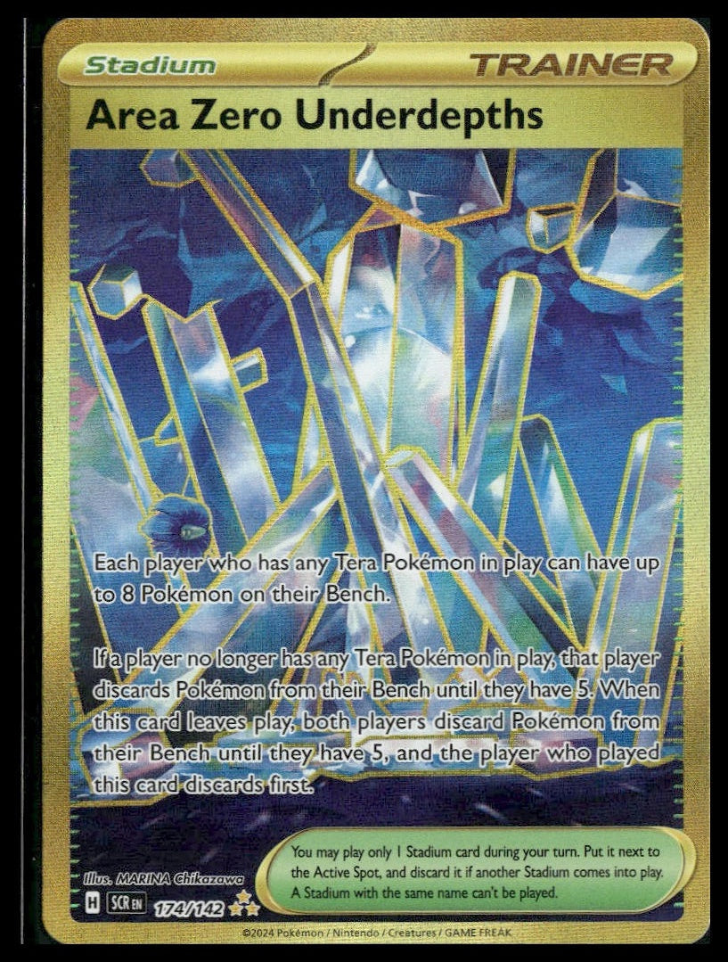 Area Zero Underdepths #174/142 Stellar Crown NM
