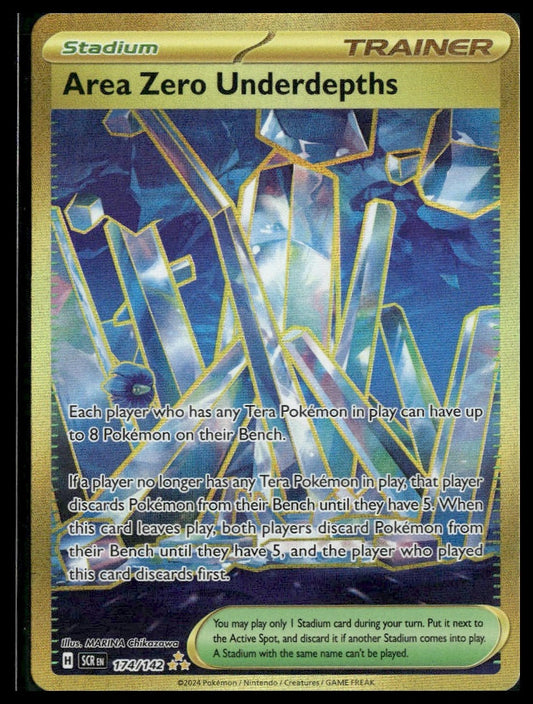 Area Zero Underdepths #174/142 Stellar Crown NM