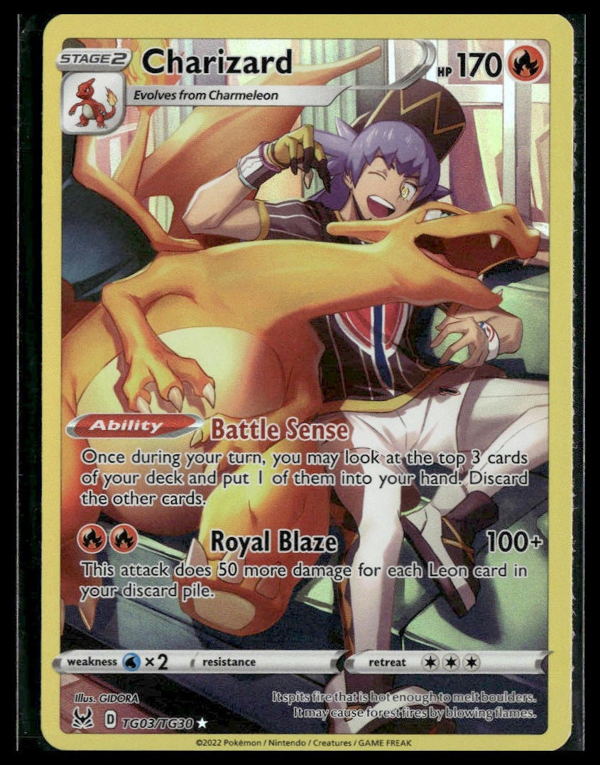 Charizard #TG03/TG30 Lost Origin Trainer Gallery NM