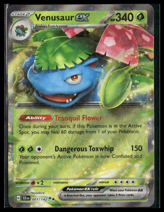 Venusaur ex #001/142 Stellar Crown NM