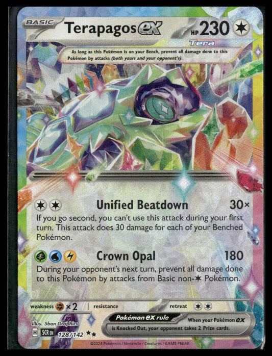 Terapagos ex #128/142 Stellar Crown NM