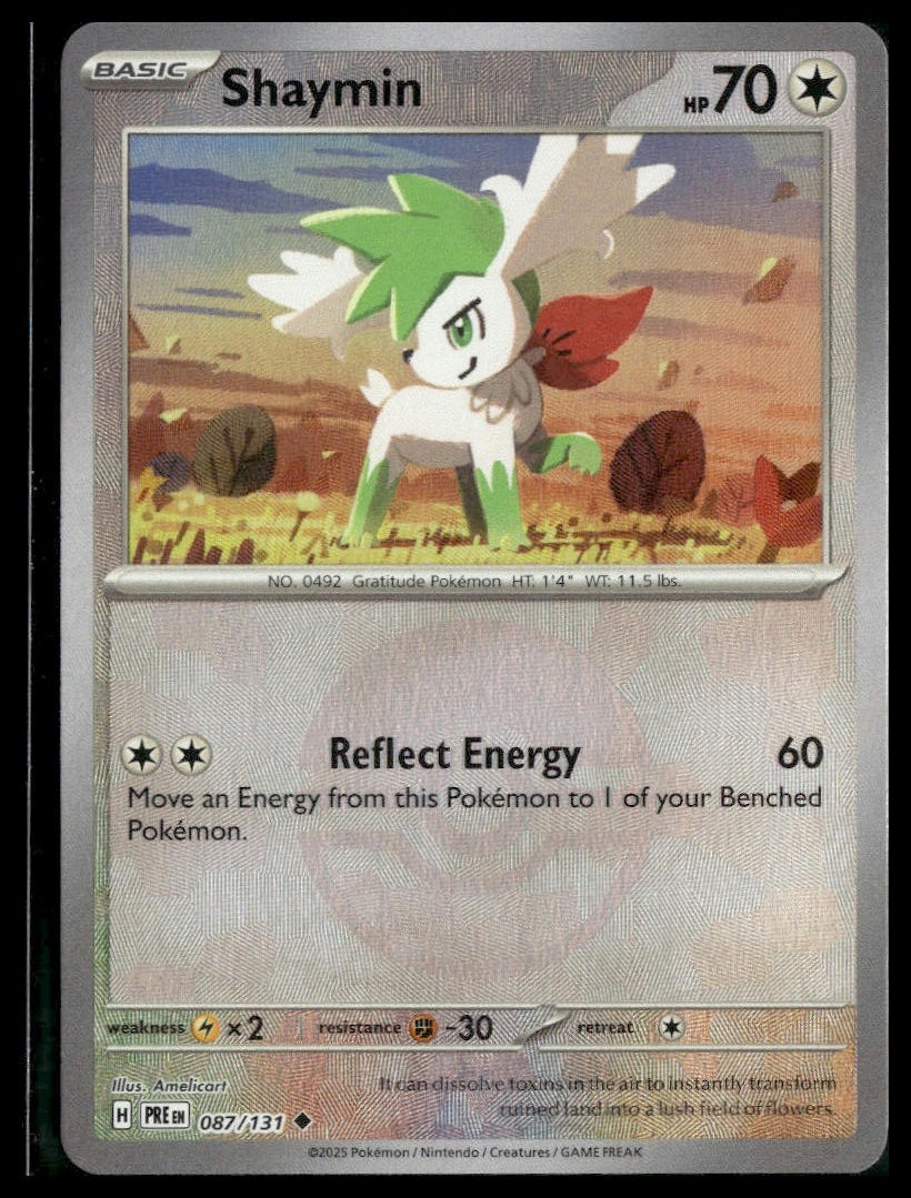 Shaymin #087/131 Poke Ball Prismatic Evolutions NM