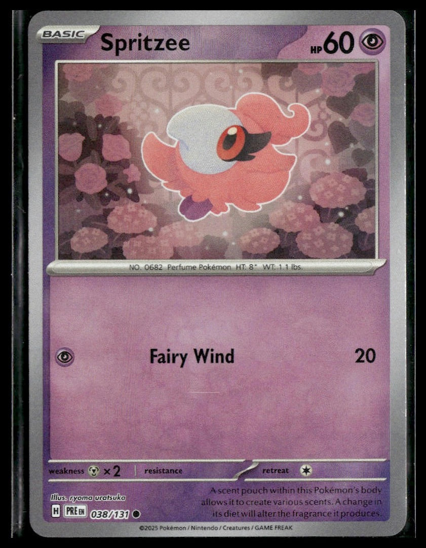 Spritzee #038/131 Poke Ball Prismatic Evolutions NM