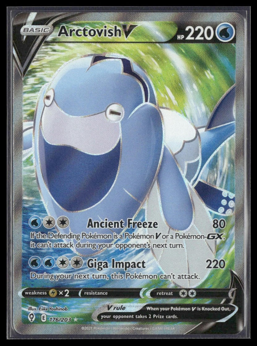 Arctovish V (Full Art) #176/203 Evolving Skies NM