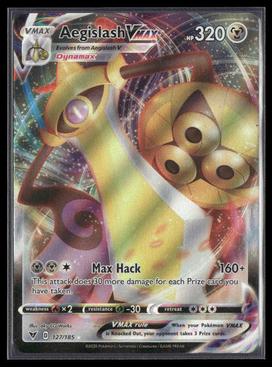 Aegislash VMAX #127/185 Vivid Voltage NM