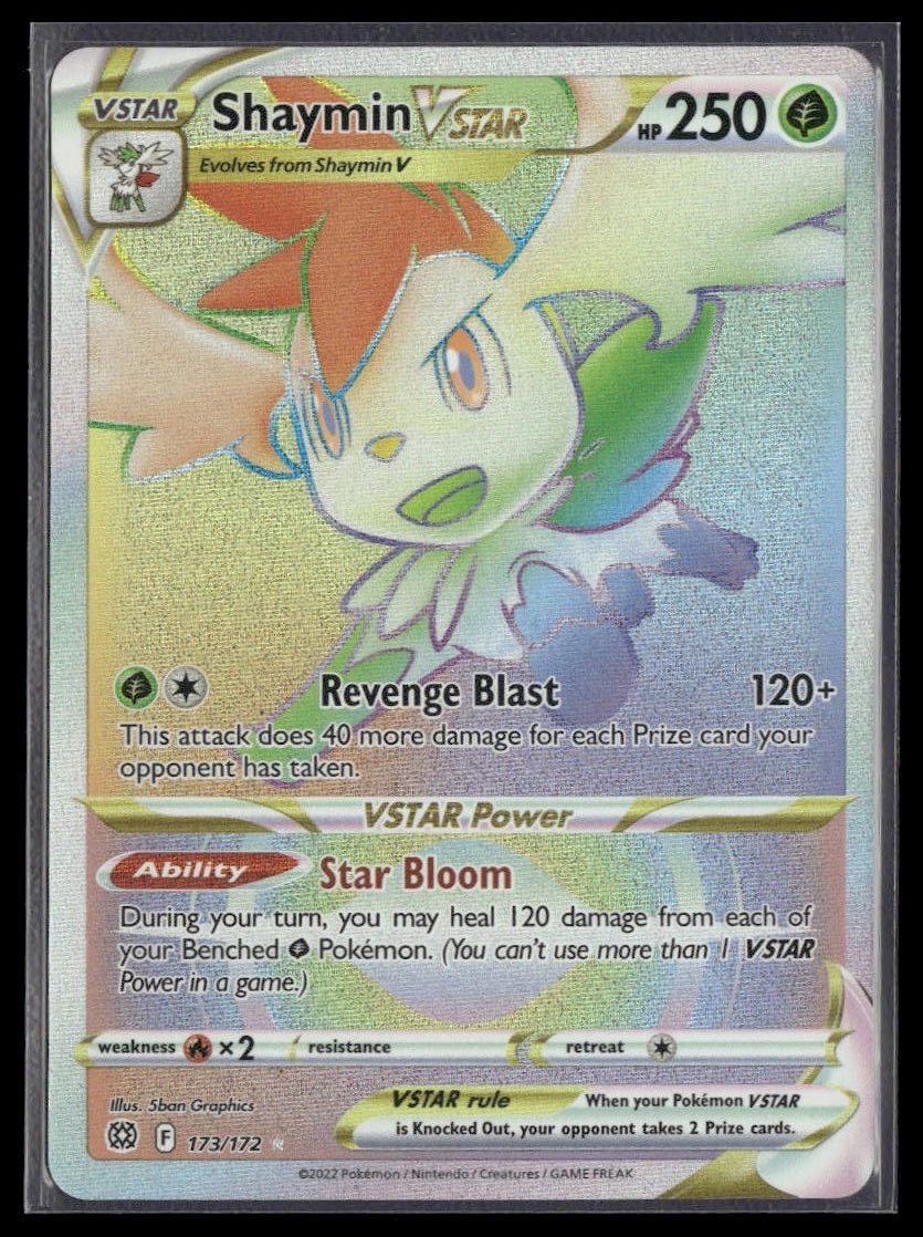 Shaymin VSTAR (Secret) #173/172 Brilliant Stars NM