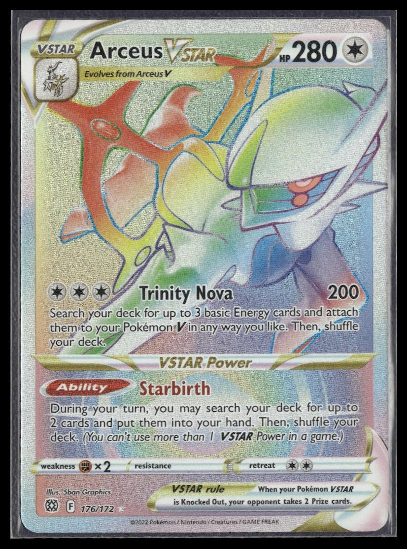 Arceus VSTAR (Secret) #176/172 Brilliant Stars NM