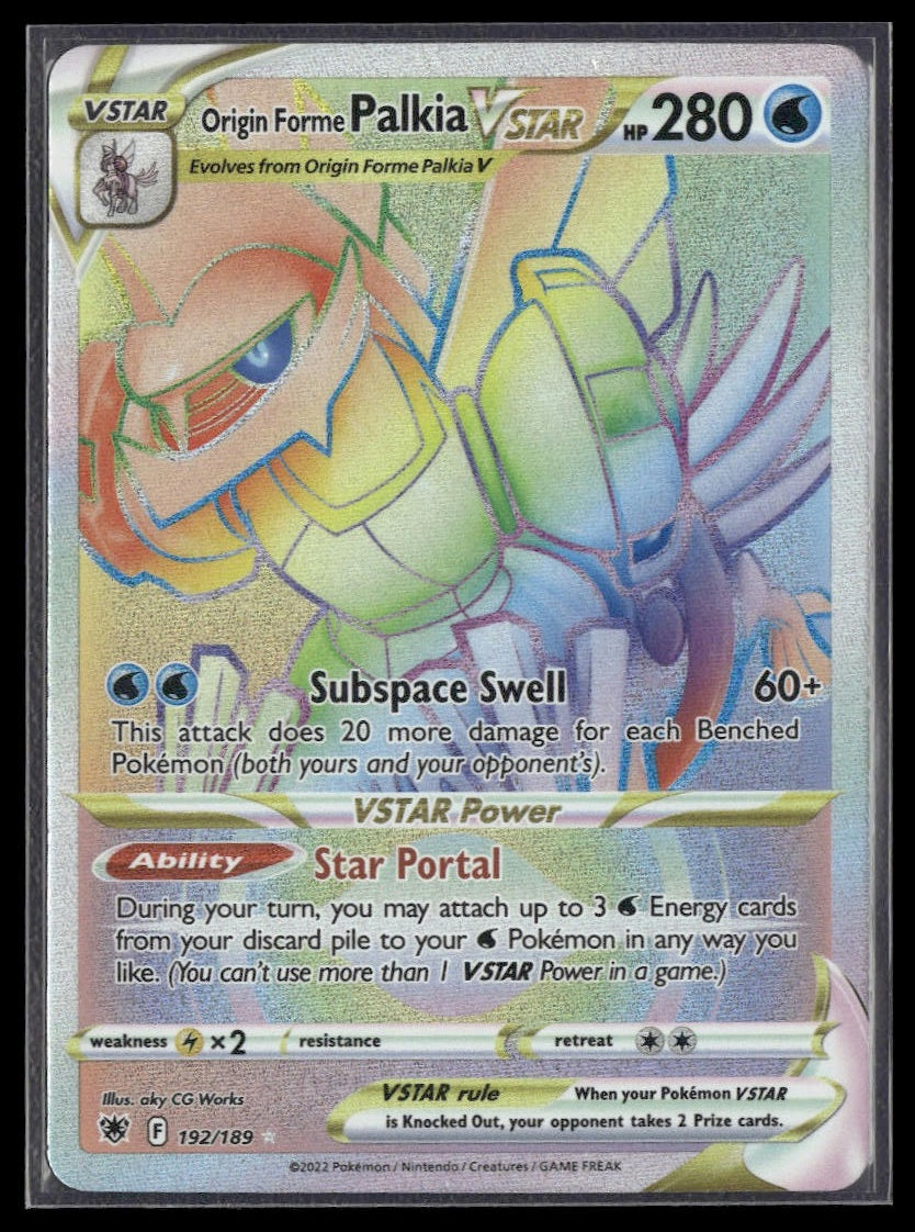 Origin Forme Palkia VSTAR (Secret) #192/189 Astral Radiance NM