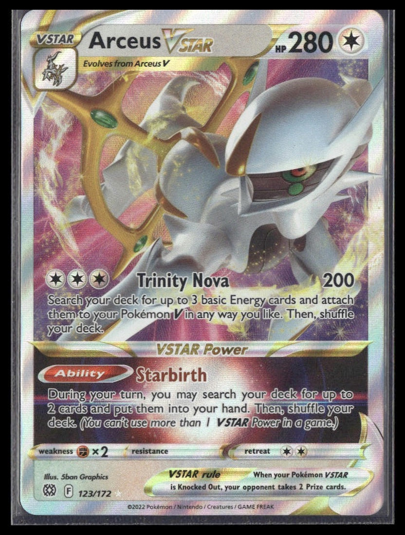 Arceus VSTAR #123/172 Brilliant Stars NM