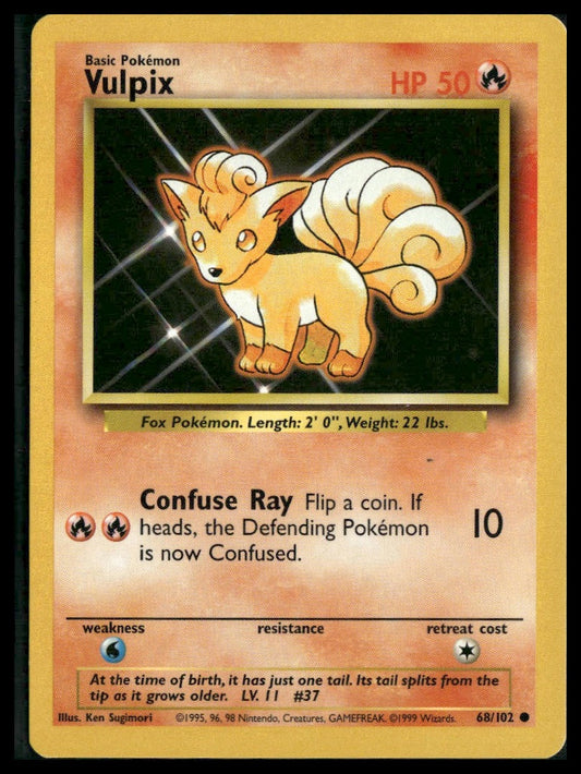 Vulpix #068/102 Base Set LP