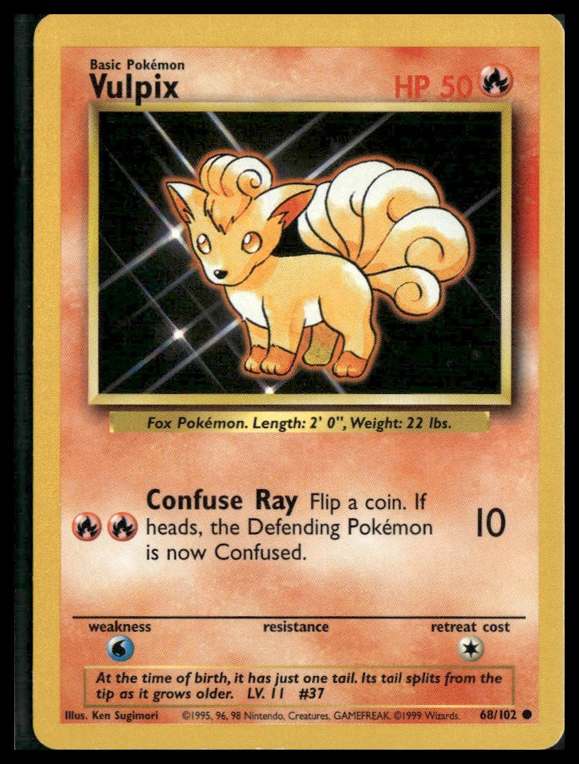 Vulpix #068/102 Base Set LP